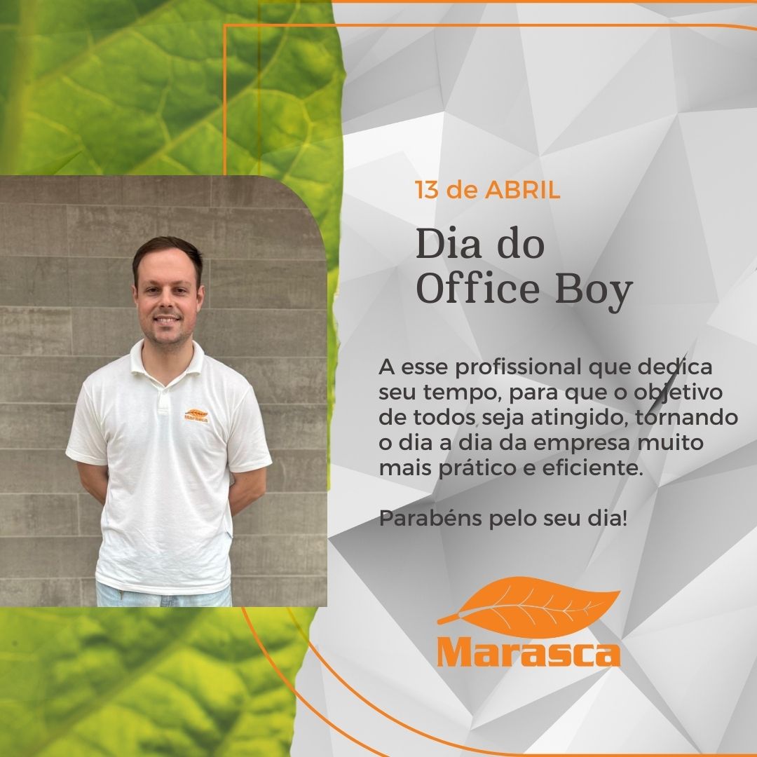 13 de abril – Dia do Office Boy
